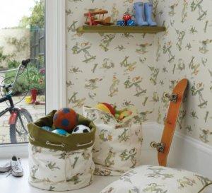 OSBORNE & LITTLE SKATEBOARDERS FABRIC
